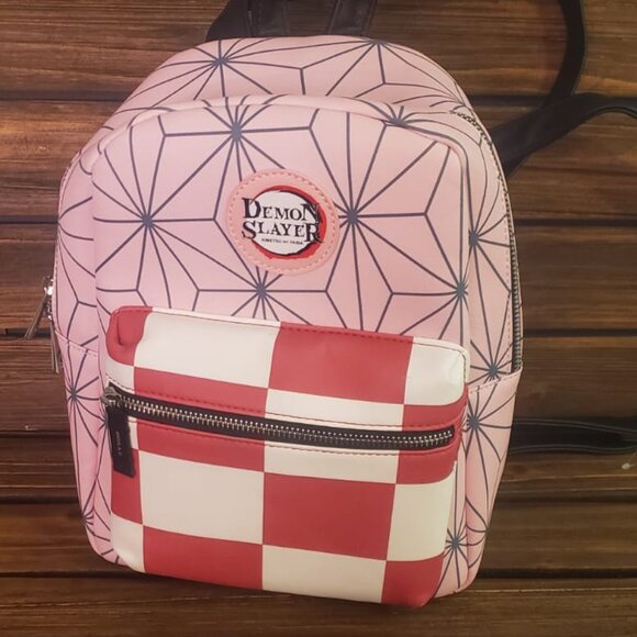 Hot Topic Demon Slayer Kimetsu No Yaiba Nezuko Kimono Mini Backpack, Like New - Picture 1 of 15